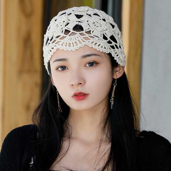 caps women hat new fashion crochet hats for women vintage knitted lace spring summer beanie hat female beanies r230627, Blue;gray
caps women hat new fashion crochet hats for women vintage knitted lace spring summer beanie hat female beanies r230627, Blue;gray