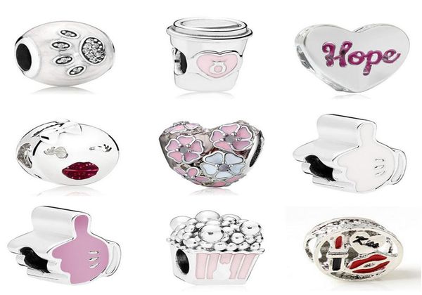 20pcs coffee cup lipstick popcorn magnolia paw print silver charms bead pendant beads fit european charm pandora bracelet jewelry 7526502, Black
20pcs coffee cup lipstick popcorn magnolia paw print silver charms bead pendant beads fit european charm pandora bracelet jewelry 7526502, Black