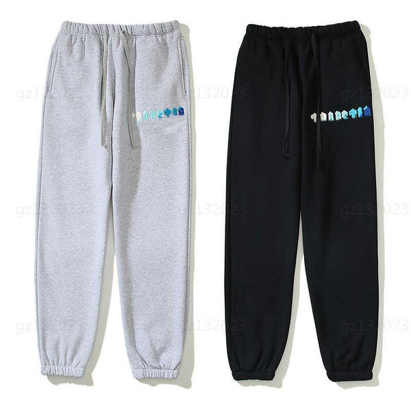 trapstar tracksuit long pant designer pants men blue and white towel embroidery loose casual padded drawstring designers sweat pants, Black
trapstar tracksuit long pant designer pants men blue and white towel embroidery loose casual padded drawstring designers sweat pants, Black