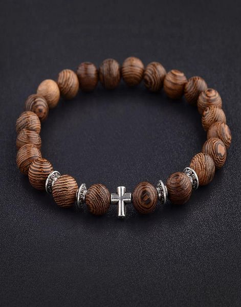 men natural wood beads cross bracelets prayer bead bracelet women wooden jewelry 20205376748, Black
men natural wood beads cross bracelets prayer bead bracelet women wooden jewelry 20205376748, Black