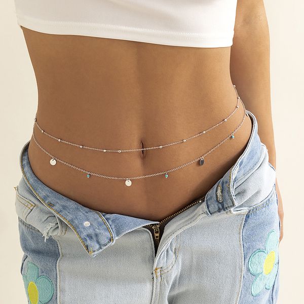 Tassel Sequin Turquoise Belly Chains Hip Hop Double Layer Sexy Waist Chain Women Summer Beach Gold Body Jewelry White K European
Tassel Sequin Turquoise Belly Chains Hip Hop Double Layer Sexy Waist Chain Women Summer Beach Gold Body Jewelry White K European