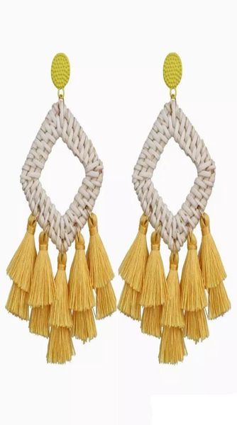 boho handmade diamond straw weave rattan earrings for women trendy long tassel statement earrings bohemian jewelry4678274, Silver
boho handmade diamond straw weave rattan earrings for women trendy long tassel statement earrings bohemian jewelry4678274, Silver