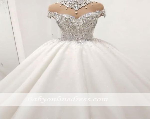 new luxury major beading crystals high neck a line wedding dresses 2019 capped sleeves custom made wedding bridal gowns1135706, White
new luxury major beading crystals high neck a line wedding dresses 2019 capped sleeves custom made wedding bridal gowns1135706, White