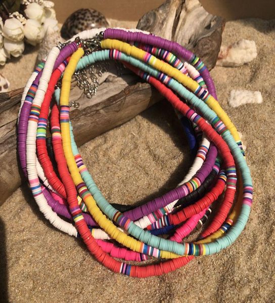 beach casual neck necklace personalized choker 6mm soft pottery round necklace necklace2180615, Silver
beach casual neck necklace personalized choker 6mm soft pottery round necklace necklace2180615, Silver