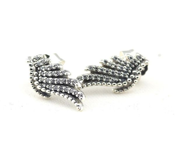 authentic 925 sterling silver majestic feathers pave crystal stud earring for women earrings wedding party gift delicate jewelry5281071, Golden;silver
authentic 925 sterling silver majestic feathers pave crystal stud earring for women earrings wedding party gift delicate jewelry5281071, Golden;silver