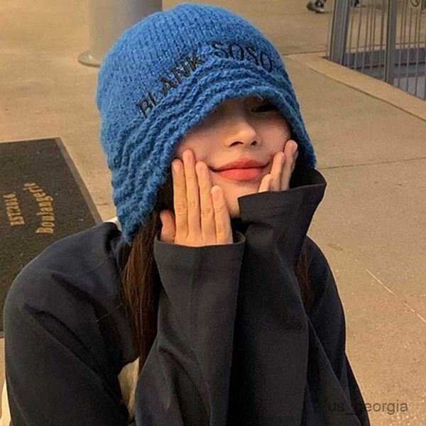 caps knitted bucket hats for women men outdoor sun visor fisherman cap winter female letter gorros r230627, Blue;gray
caps knitted bucket hats for women men outdoor sun visor fisherman cap winter female letter gorros r230627, Blue;gray