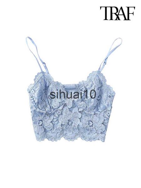 women's t-shirt traf women fashion lace bralette cropped tank vintage backless adjustable thin strap female camis chic j230627, White
women's t-shirt traf women fashion lace bralette cropped tank vintage backless adjustable thin strap female camis chic j230627, White