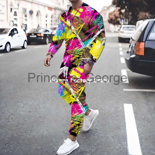 men's tracksuits men's spring autumn tracksuit casual art print tshirt trousers set fashion suit male outfit clothing colorful str, Gray
men's tracksuits men's spring autumn tracksuit casual art print tshirt trousers set fashion suit male outfit clothing colorful str, Gray