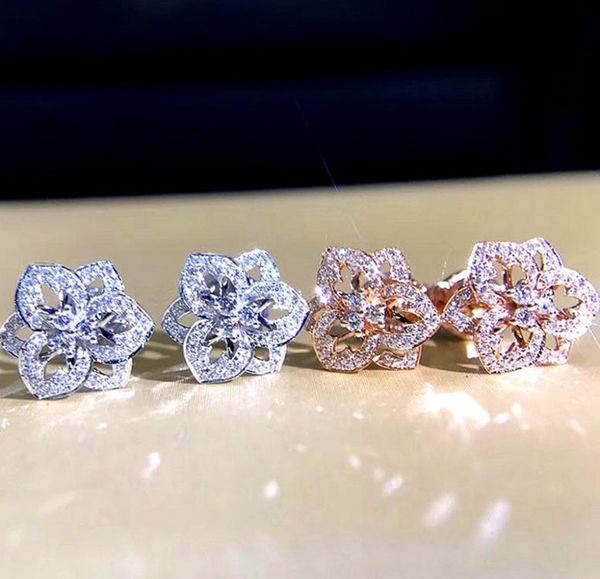 women flower stud earring sparkly zircon earrings silver rose gold fashion jewelry accessories for gift party9055311, Golden;silver
women flower stud earring sparkly zircon earrings silver rose gold fashion jewelry accessories for gift party9055311, Golden;silver