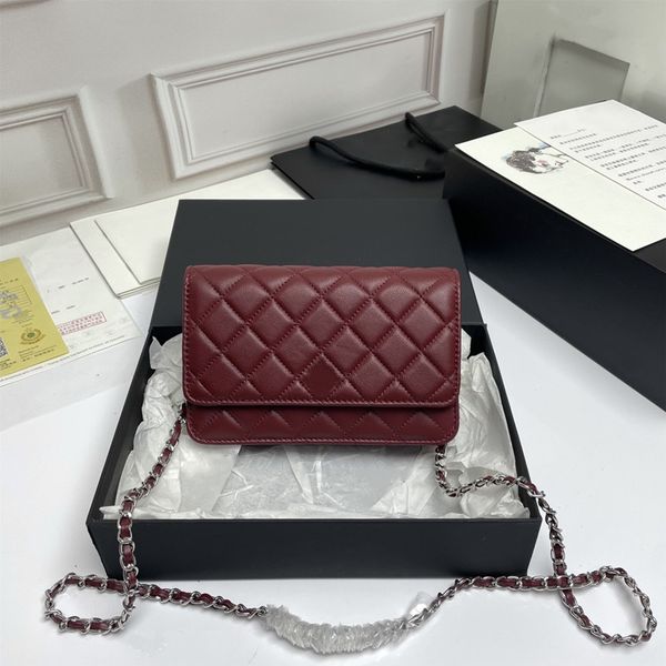 classic mini womens chain woc plaid bags luxurys designer bag gold and silver buckle coin purse card holder with box diamond lattice bag 19c
classic mini womens chain woc plaid bags luxurys designer bag gold and silver buckle coin purse card holder with box diamond lattice bag 19c
