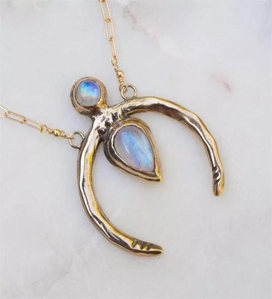 pendant necklaces creative vintage moonstone chain nacklaces for women charm gold color crescent pendent necklace female jewelry g5265121, Silver
pendant necklaces creative vintage moonstone chain nacklaces for women charm gold color crescent pendent necklace female jewelry g5265121, Silver