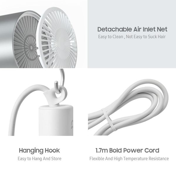 dress xiaomi mijia water ionic hair dryer h500 nanoe hair care professinal quick dry 20m/s wind speed 1800w smart temperature control, White
dress xiaomi mijia water ionic hair dryer h500 nanoe hair care professinal quick dry 20m/s wind speed 1800w smart temperature control, White
