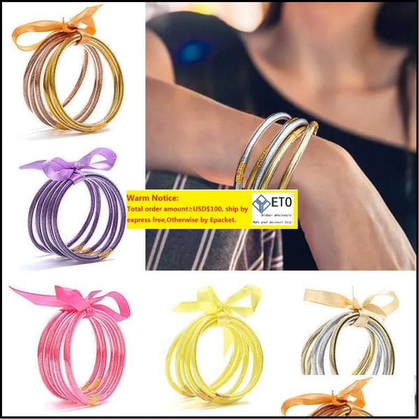 bangle bracelets jewelry all weather glitter filled stardust sile circle women bowknot jelly bangles bracelet femme 5 pcsset drop delivery, Black
bangle bracelets jewelry all weather glitter filled stardust sile circle women bowknot jelly bangles bracelet femme 5 pcsset drop delivery, Black