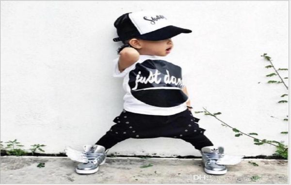 baby boys clothing sets summer short sleeve tshirtblack harem pants 2pcs set boy outfits kids casual suit children clothes 70107959925, White
baby boys clothing sets summer short sleeve tshirtblack harem pants 2pcs set boy outfits kids casual suit children clothes 70107959925, White