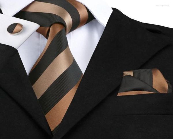 bow ties fashion black chocolate tan stripe tie hanky cufflinks 100 silk necktie for men formal business wedding party c585bow e3620918, Black;gray
bow ties fashion black chocolate tan stripe tie hanky cufflinks 100 silk necktie for men formal business wedding party c585bow e3620918, Black;gray