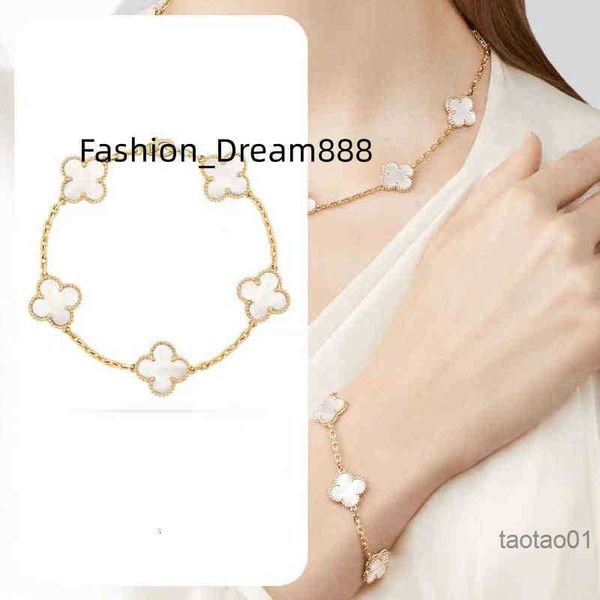 s925 sterling silver five flower four leaf clover bracelet female classic white fritillaria for girls lucky light luxury 1s2s1rd1o
s925 sterling silver five flower four leaf clover bracelet female classic white fritillaria for girls lucky light luxury 1s2s1rd1o