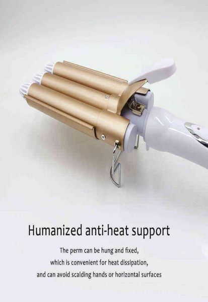 nxy curling irons professional hair tools iron ceramic triple barrel styler waver styling curlers electric 04082953127
nxy curling irons professional hair tools iron ceramic triple barrel styler waver styling curlers electric 04082953127