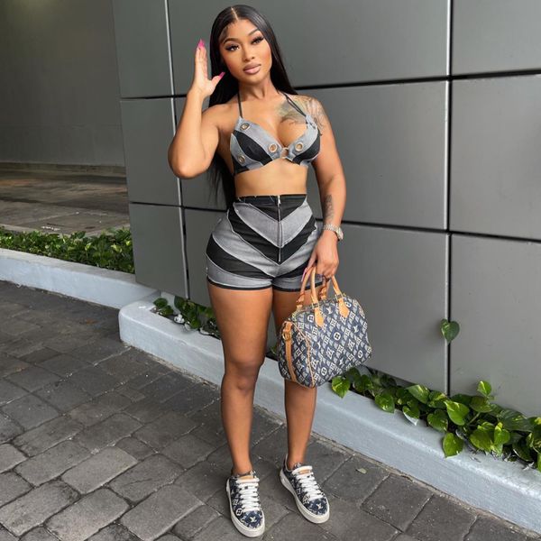 two piece dress women summer sling crop bra shorts 2 set ladies sports wear yoga jogging twopiece 230627, White
two piece dress women summer sling crop bra shorts 2 set ladies sports wear yoga jogging twopiece 230627, White