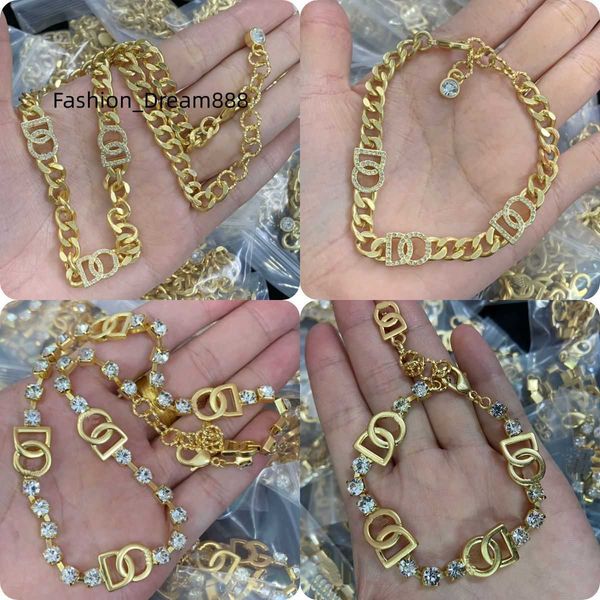luxury designed crystal necklaces d leeter colour diamonds pearl pendants women's bracelet brass 18k gold plated ladies designer jewelr, Black
luxury designed crystal necklaces d leeter colour diamonds pearl pendants women's bracelet brass 18k gold plated ladies designer jewelr, Black