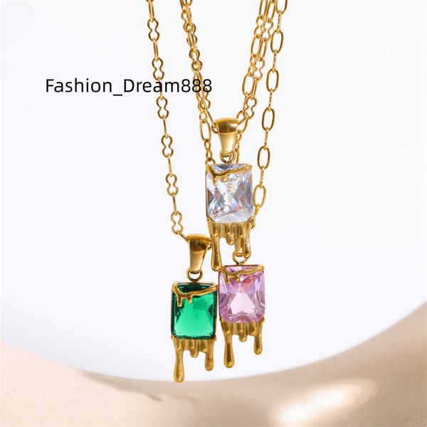 odm ins style 18k gold plated stainless steel zircon moissanite diamond lava necklace, Silver
odm ins style 18k gold plated stainless steel zircon moissanite diamond lava necklace, Silver