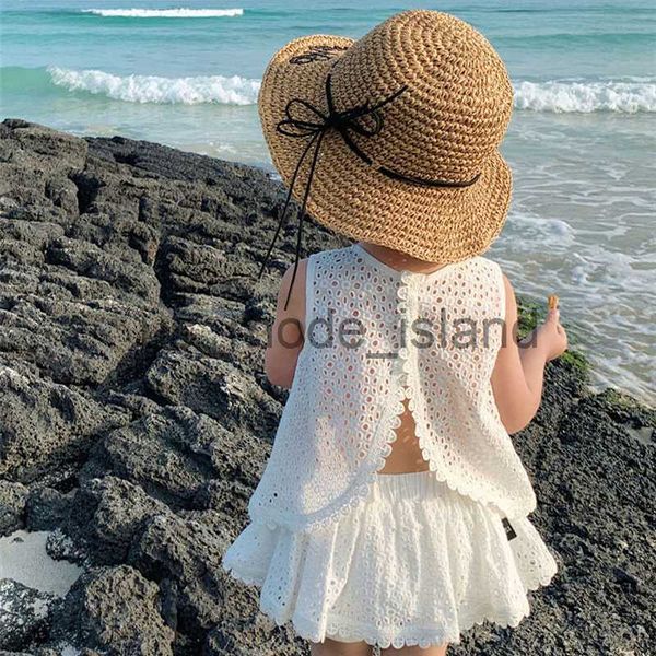 t-shirts girls summer clothing sets hollow lace suit baby casual sleeveless t-shirt+shorts kids clothing sets baby clothes outfits x0628, Blue
t-shirts girls summer clothing sets hollow lace suit baby casual sleeveless t-shirt+shorts kids clothing sets baby clothes outfits x0628, Blue