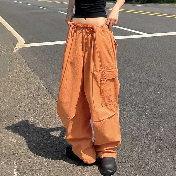 korean style vintage pants women 2023 summer big pocket high waist wide leg pants hip hop solid color casual pants, Black
korean style vintage pants women 2023 summer big pocket high waist wide leg pants hip hop solid color casual pants, Black