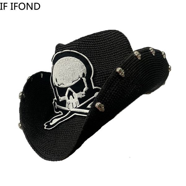 cloches halloween festival skull pattern cowboy hat women men straw western cowboy hat summer gentleman sombrero hombre hat 230627, Blue;gray
cloches halloween festival skull pattern cowboy hat women men straw western cowboy hat summer gentleman sombrero hombre hat 230627, Blue;gray