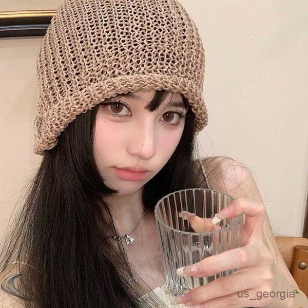 caps women's knitted beanie hat spring summer hollow curling hat black pullover hat female beanies casual slouchy hat bonnet r230628, Blue;gray
caps women's knitted beanie hat spring summer hollow curling hat black pullover hat female beanies casual slouchy hat bonnet r230628, Blue;gray