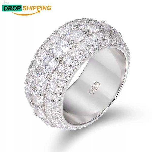 dropshipping engagement 925 sterling silver 5 row vvs moissanite diamond iced out wedding finger band ring for men
dropshipping engagement 925 sterling silver 5 row vvs moissanite diamond iced out wedding finger band ring for men