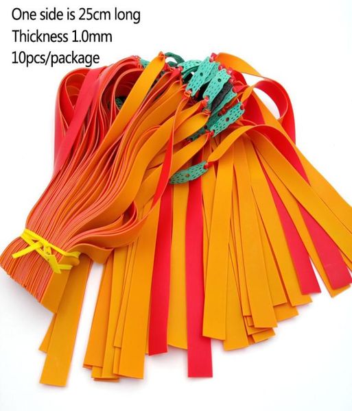10pcs slings powerful elastic flat rubber band practical hunting sports catapult kit set resilient tube slings accessories4271131
10pcs slings powerful elastic flat rubber band practical hunting sports catapult kit set resilient tube slings accessories4271131
