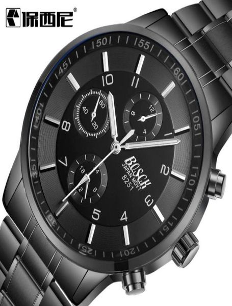 korean version of ultrathin men039s black gold strip sports night light waterproof three eyes six pin black watch3562211, Silver
korean version of ultrathin men039s black gold strip sports night light waterproof three eyes six pin black watch3562211, Silver