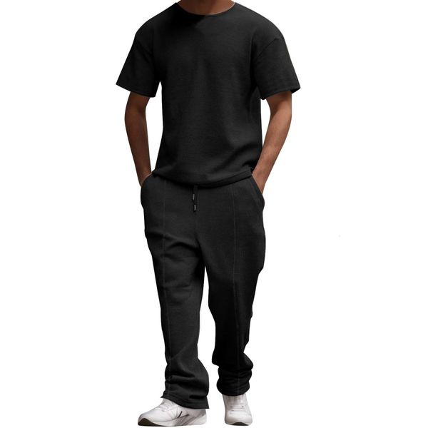 mens tracksuits fashion crew neck casual short sleeved trousers pocket suit wool slim fit suits 230627, Gray
mens tracksuits fashion crew neck casual short sleeved trousers pocket suit wool slim fit suits 230627, Gray