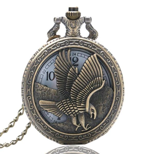 vivintage 3d flying eagle cover quartz pocket watch bronze hawk wing necklace chain clock souvenir gifts for men women8944276, Slivery;golden
vivintage 3d flying eagle cover quartz pocket watch bronze hawk wing necklace chain clock souvenir gifts for men women8944276, Slivery;golden