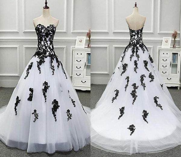 amazing black and white princess wedding dresses bridal gowns sweetheart real po applique lace backless reception dress6642179
amazing black and white princess wedding dresses bridal gowns sweetheart real po applique lace backless reception dress6642179