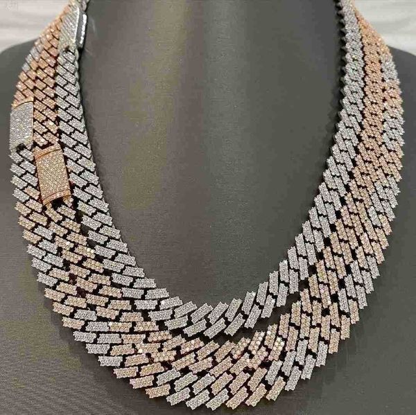 selling hip hop iced out vvs moissanite 10mm mens 925 silver cuban link chain necklace
selling hip hop iced out vvs moissanite 10mm mens 925 silver cuban link chain necklace