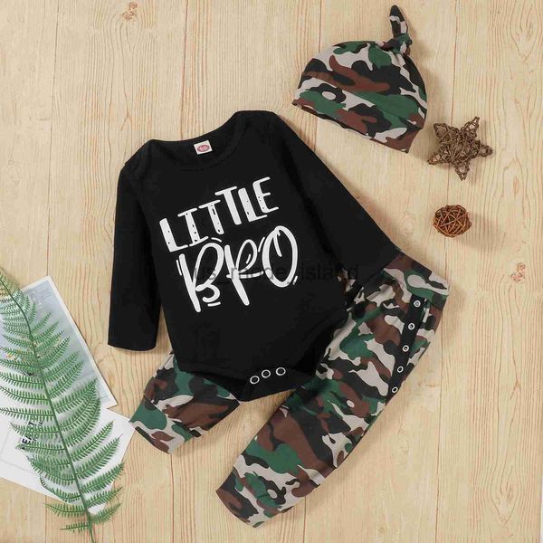 t-shirts fashion three piece baby boys clothes fashion letter long sleeve romper and camouflage trousers with hat x0628, Blue
t-shirts fashion three piece baby boys clothes fashion letter long sleeve romper and camouflage trousers with hat x0628, Blue
