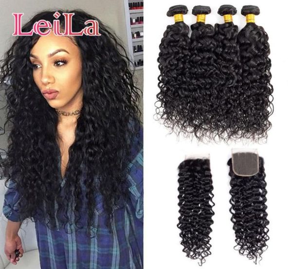 leila hair water wave brazilian virgin hair bundle with closure weave bundles with closure remy human hair 4 bundles with closure1444237, Black;brown
leila hair water wave brazilian virgin hair bundle with closure weave bundles with closure remy human hair 4 bundles with closure1444237, Black;brown