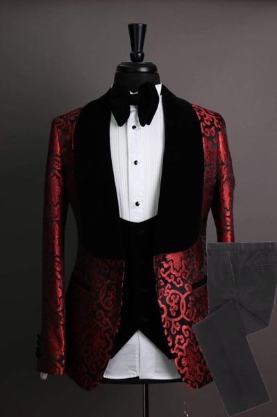 custom made groomsmen shawl velvet lapel groom tuxedos red and black men suits wedding man blazer jacketpantsbow tievest5100367, Black;gray
custom made groomsmen shawl velvet lapel groom tuxedos red and black men suits wedding man blazer jacketpantsbow tievest5100367, Black;gray