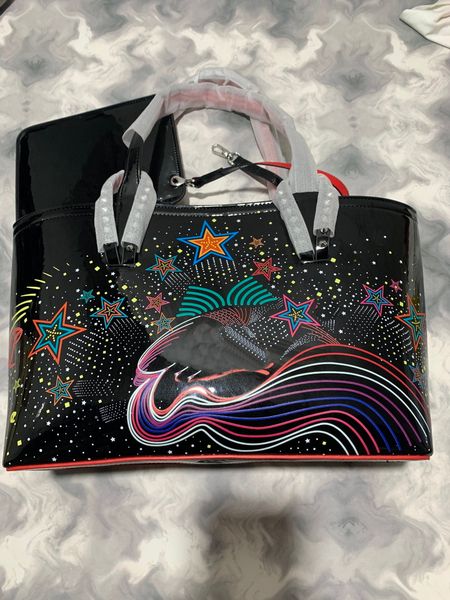 fashion shopping bag cabata designer totes rivet genuine leather red bottom handbag composite handbags famous purse shopping bags black whit
fashion shopping bag cabata designer totes rivet genuine leather red bottom handbag composite handbags famous purse shopping bags black whit