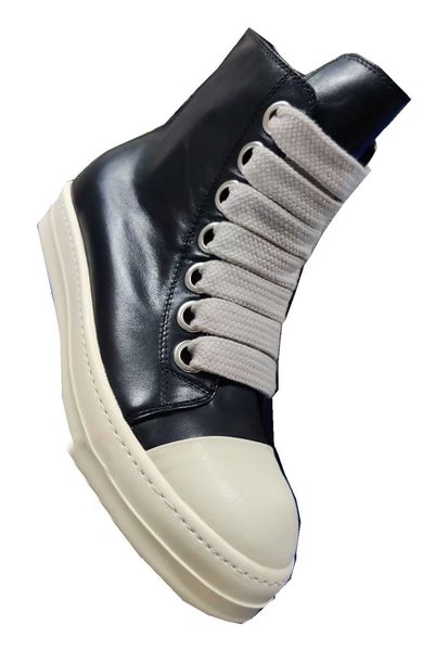 designer man owen rick boots women canvas flat high shoes black lace up leather shoe rubber sole genuine pentagram shoelace creamy sole size
designer man owen rick boots women canvas flat high shoes black lace up leather shoe rubber sole genuine pentagram shoelace creamy sole size