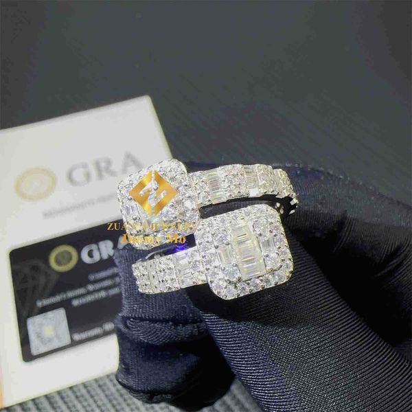 2.61ct gra certificates 925 silver pass diamond tester vvs1 baguette moissanite iced out jewelry hip hop ring for man
2.61ct gra certificates 925 silver pass diamond tester vvs1 baguette moissanite iced out jewelry hip hop ring for man