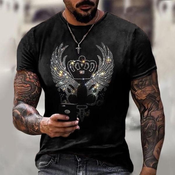 men's t-shirts quality men's fashion oversized t-shirts wing drill tee short sleeve o-neck street men clothing tshirt y2k 230627, White;black
men's t-shirts quality men's fashion oversized t-shirts wing drill tee short sleeve o-neck street men clothing tshirt y2k 230627, White;black