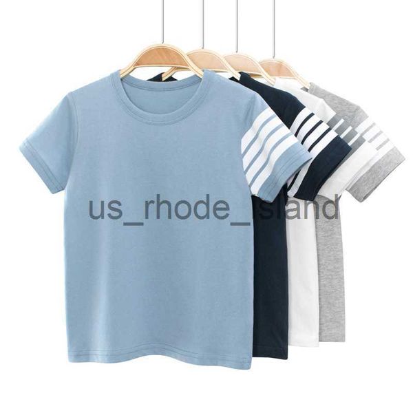 t-shirts striped seleeve t shirt boys clothes 2023 summer new children's short sleeve o-neck t-shirts girls cotton kids outfit x0628, Blue
t-shirts striped seleeve t shirt boys clothes 2023 summer new children's short sleeve o-neck t-shirts girls cotton kids outfit x0628, Blue