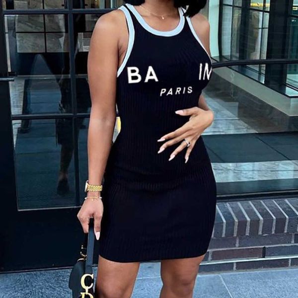 luxury brand designer dress fashion letter print dress slim quick dry mini skirt american womens clothing, Black;gray
luxury brand designer dress fashion letter print dress slim quick dry mini skirt american womens clothing, Black;gray
