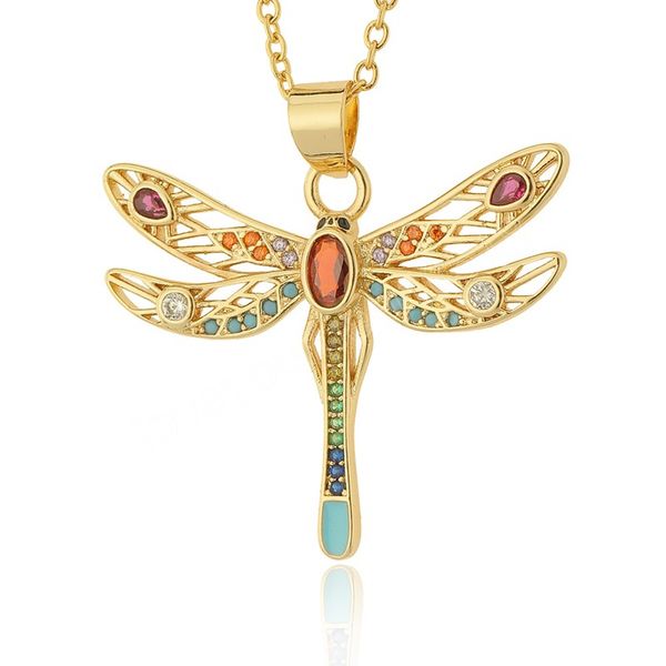 dragonfly pendant necklaces with rainbow zircon trend hip hop style neck chain for women summer jewelry, Silver
dragonfly pendant necklaces with rainbow zircon trend hip hop style neck chain for women summer jewelry, Silver