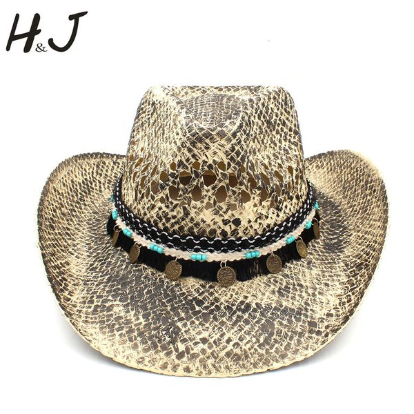 cloches 9 women men straw western cowboy hat handmade weave lady dad sombrero hombre cowgirl jazz caps bohemian tassel band size 56-58cm 230, Blue;gray
cloches 9 women men straw western cowboy hat handmade weave lady dad sombrero hombre cowgirl jazz caps bohemian tassel band size 56-58cm 230, Blue;gray