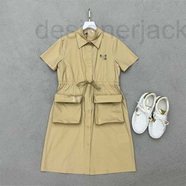 basic & casual dresses designer summer new elegant style letter embroidery decoration double pocket drawstring waist lapel dress for women f, Black;gray
basic & casual dresses designer summer new elegant style letter embroidery decoration double pocket drawstring waist lapel dress for women f, Black;gray