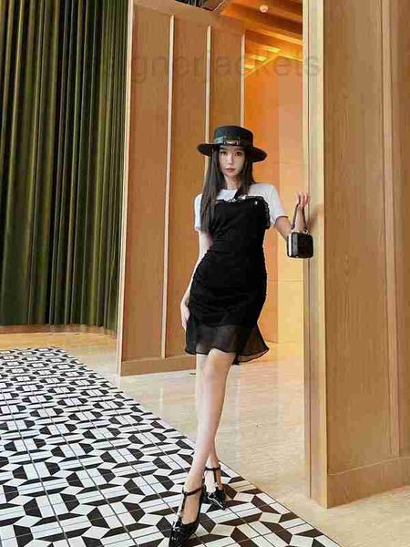 basic & casual dresses designer high end european 2023 summer new fake two piece design style slim waist dress o5sb, Black;gray
basic & casual dresses designer high end european 2023 summer new fake two piece design style slim waist dress o5sb, Black;gray