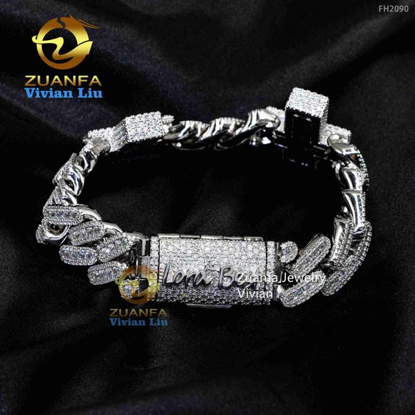 hip hop iced out vvs moissanite cuban link chain necklace 925 sterling silver bracelet
hip hop iced out vvs moissanite cuban link chain necklace 925 sterling silver bracelet