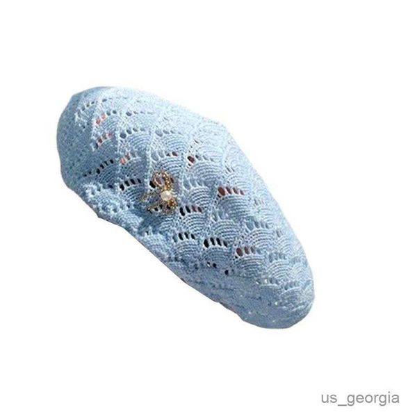 caps women knitted summer painter cap style soft lightweight crochet hollow out knit breathable cotton line beanie hat r230628, Blue;gray
caps women knitted summer painter cap style soft lightweight crochet hollow out knit breathable cotton line beanie hat r230628, Blue;gray